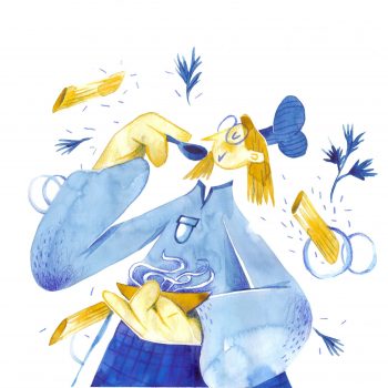 Pasta time/Quarantine Pleasures-ilustratie-si-design-