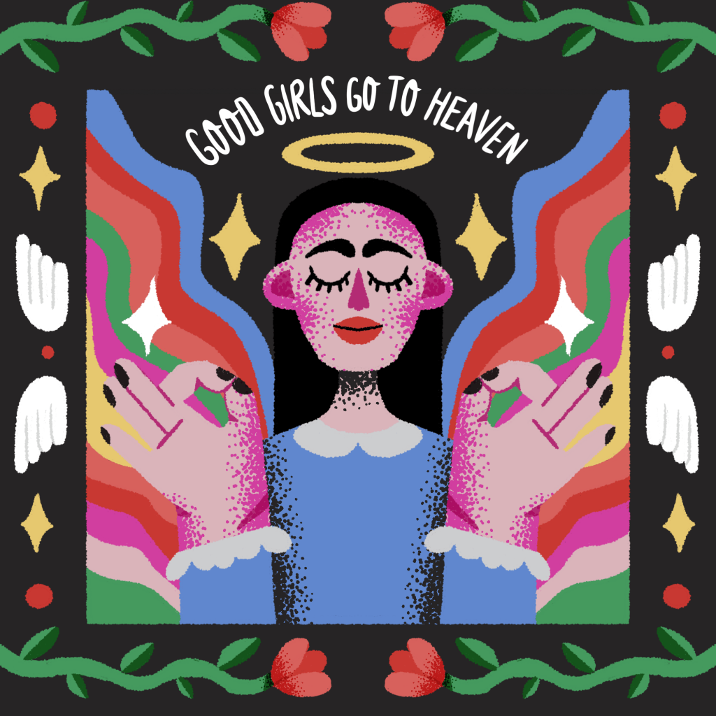 Good girls go to heaven-ilustratie-si-design-